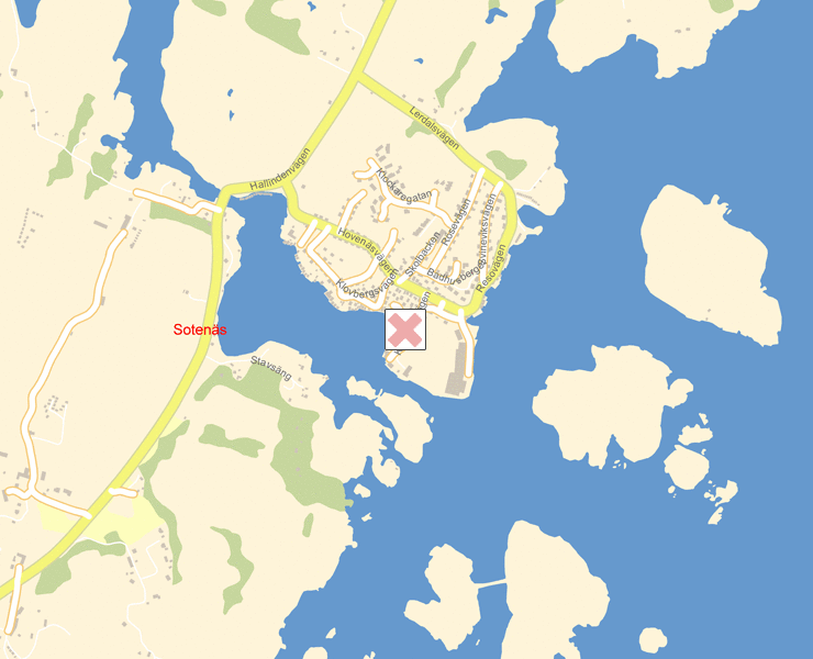 Karta över Sotenäs