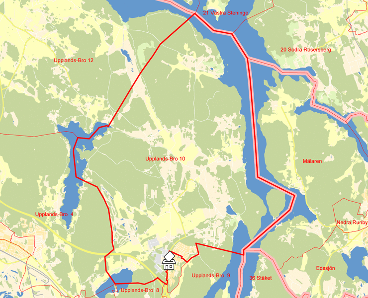 Karta över Upplands-Bro 10