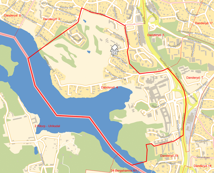 Karta över Danderyd  4