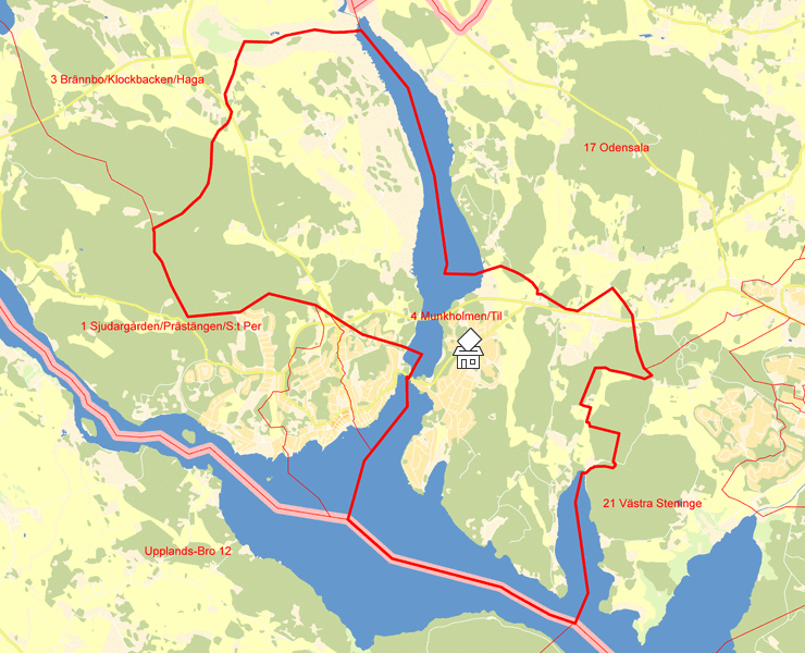 Karta över 4 Munkholmen/Til