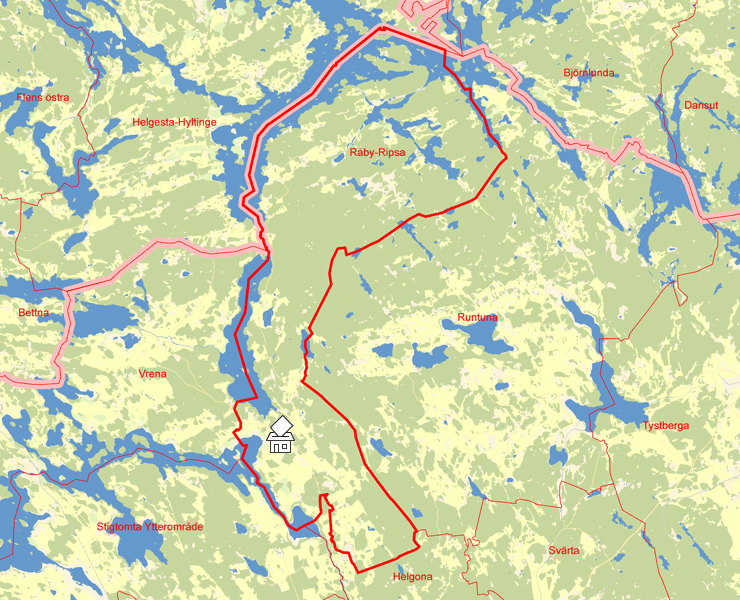 Karta över Råby-Ripsa