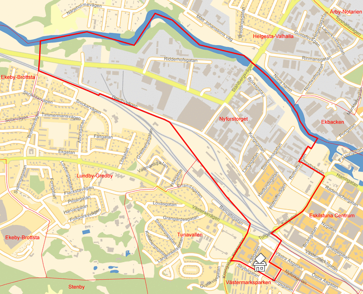 Karta över Nyforstorget