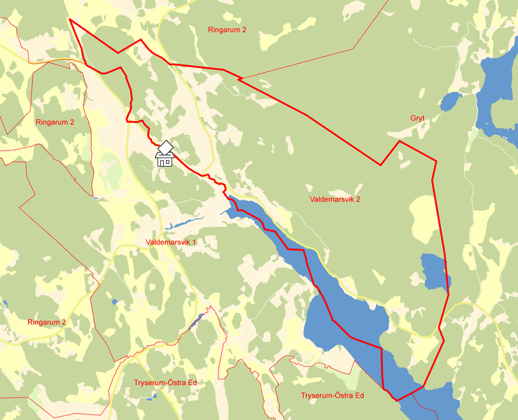Karta över Valdemarsvik 2