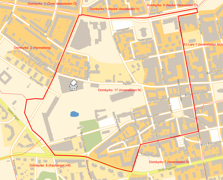 Karta över Domkyrko  17 (Innerstaden N)