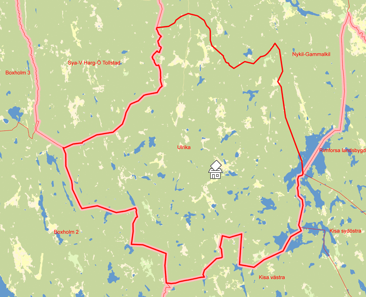 Karta över Ulrika