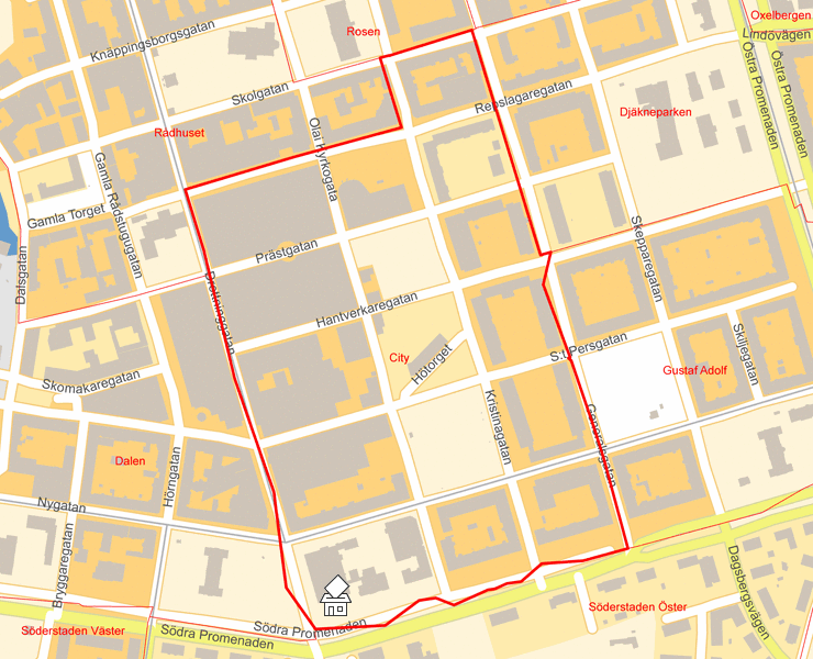 Karta över City