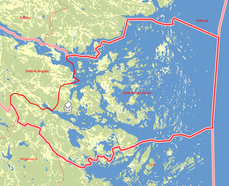 Karta över Sankt Anna-Börrum