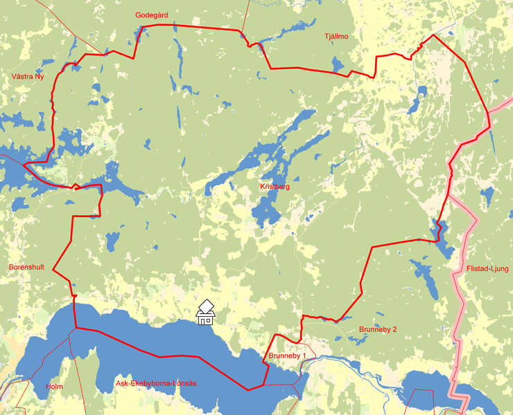 Karta över Kristberg