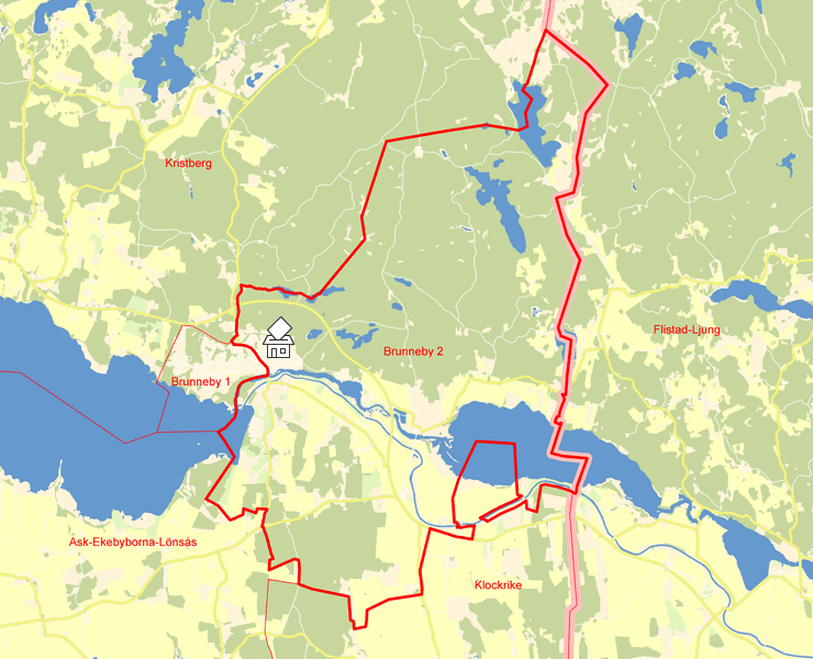 Karta över Brunneby 2