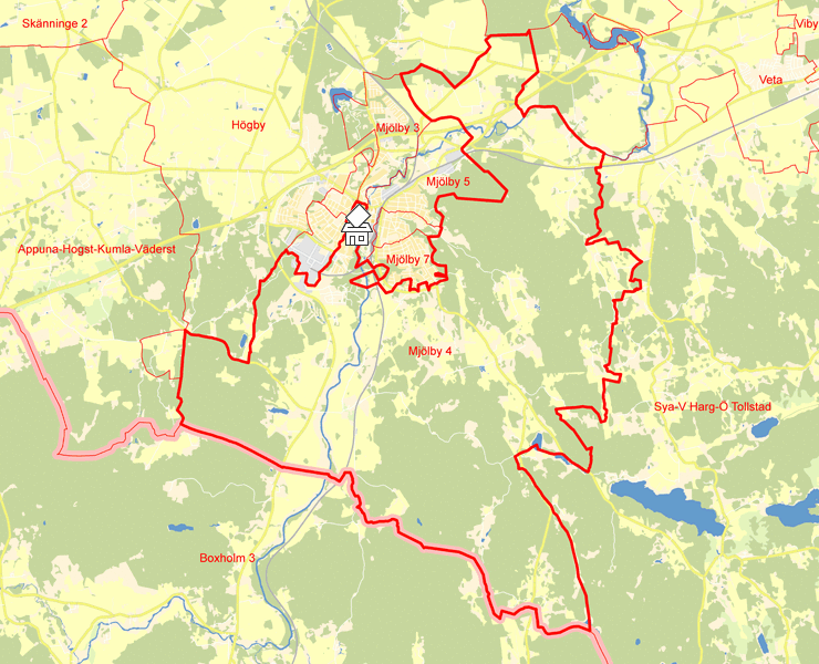 Karta över Mjölby 4