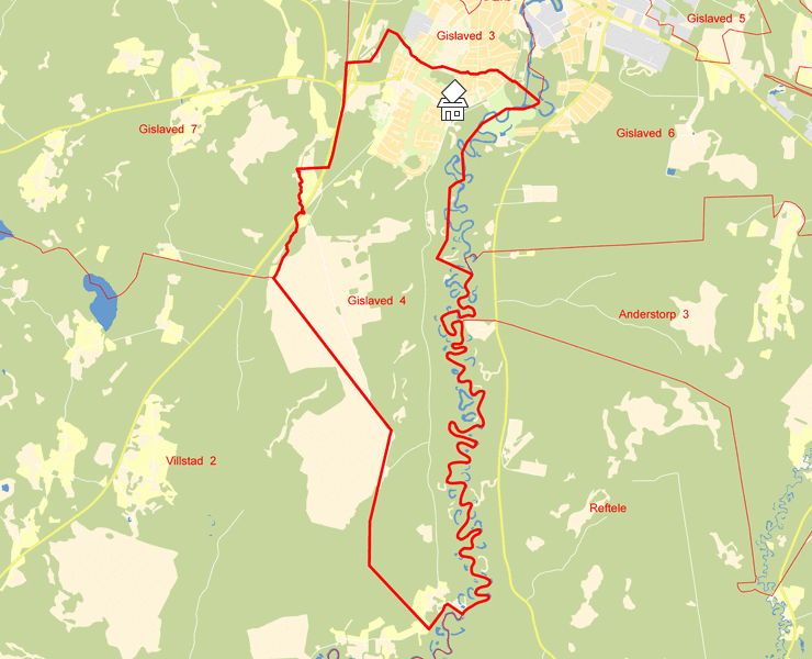 Karta över Gislaved  4