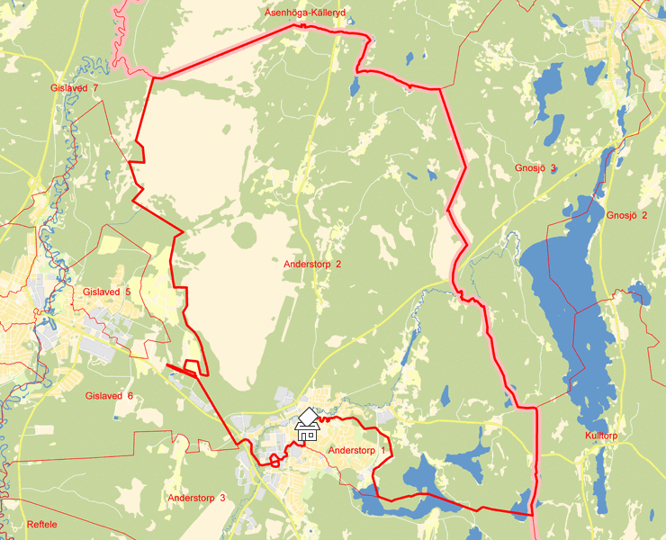 Karta över Anderstorp  2