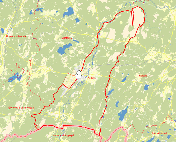Karta över Villstad  3