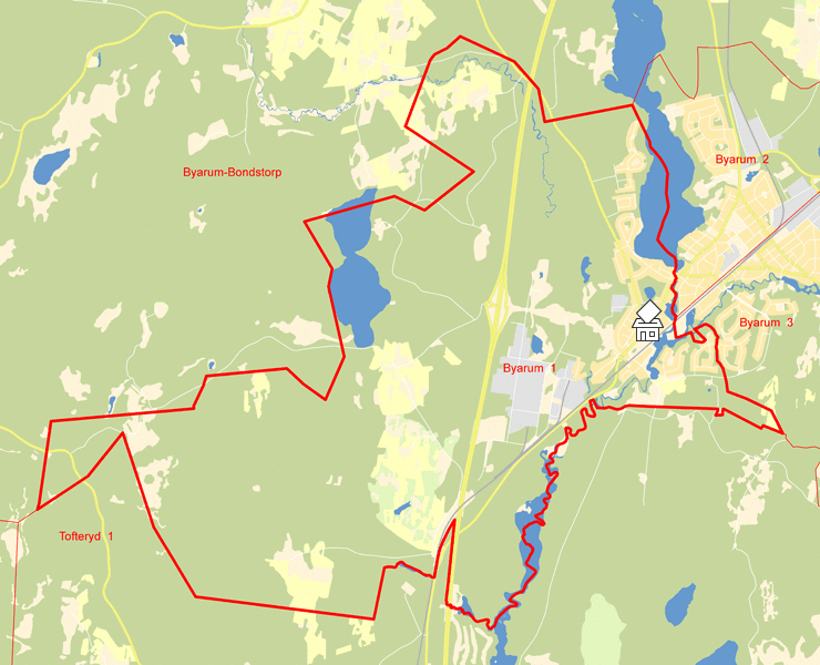 Karta över Byarum  1