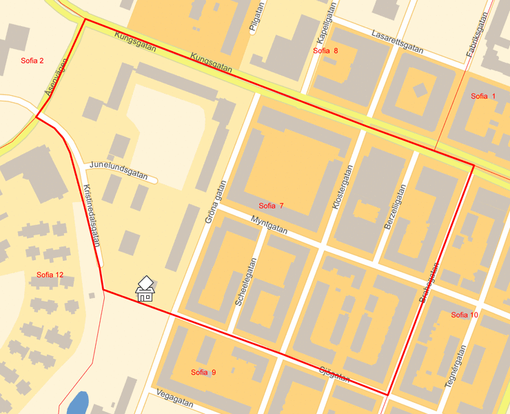 Karta över Sofia  7