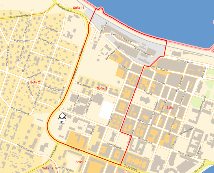 Karta över Sofia  8