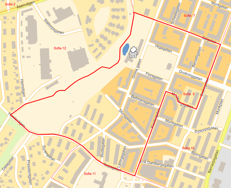 Karta över Sofia  9