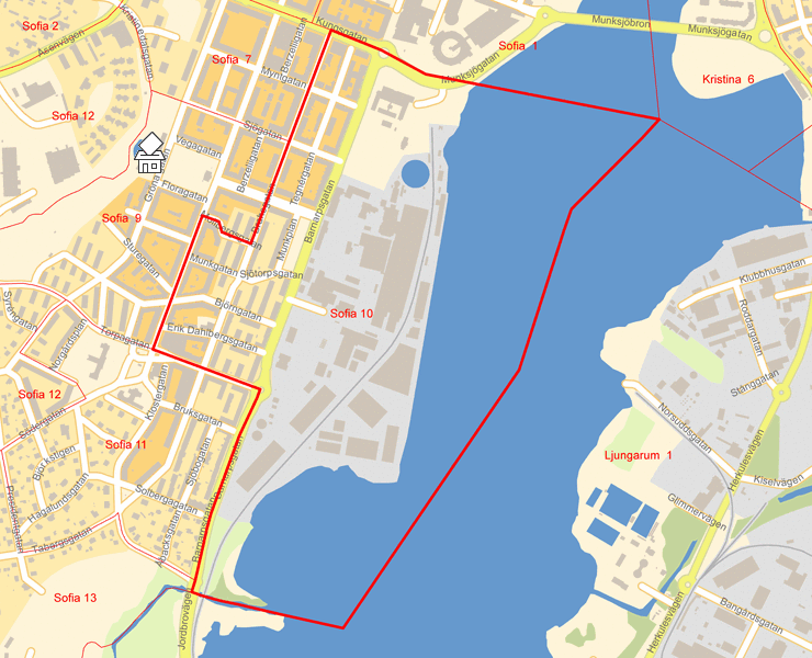 Karta över Sofia 10
