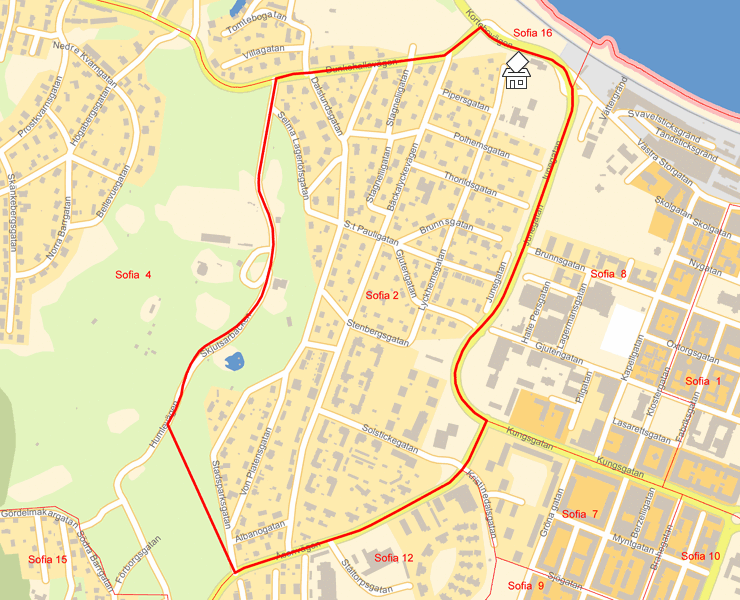 Karta över Sofia 2