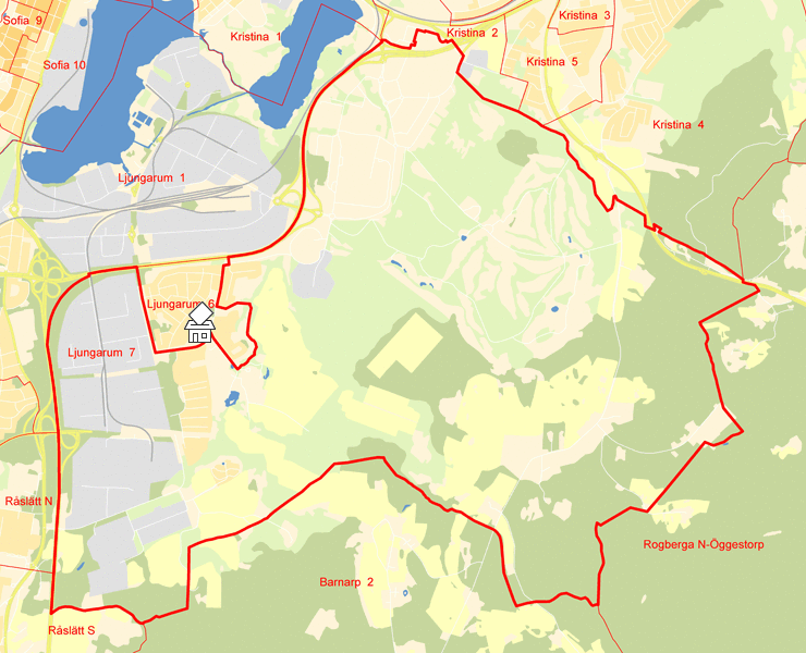 Karta över Ljungarum  7