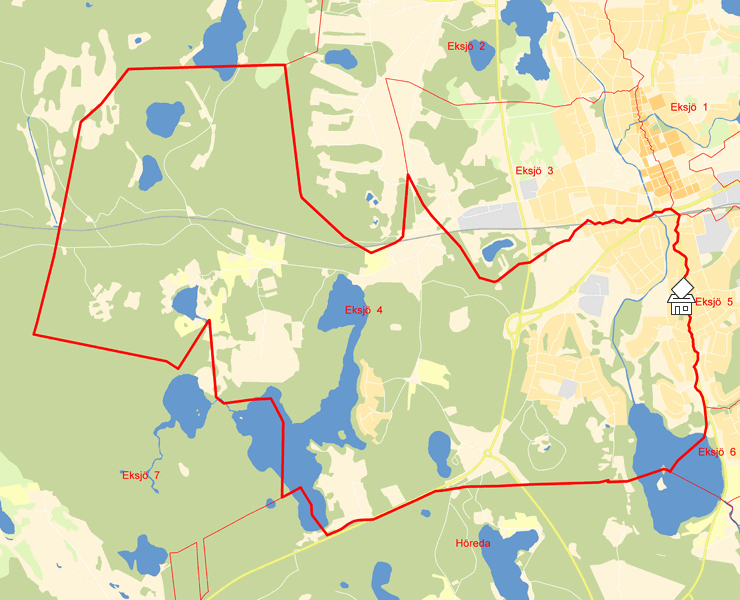 Karta över Eksjö  4