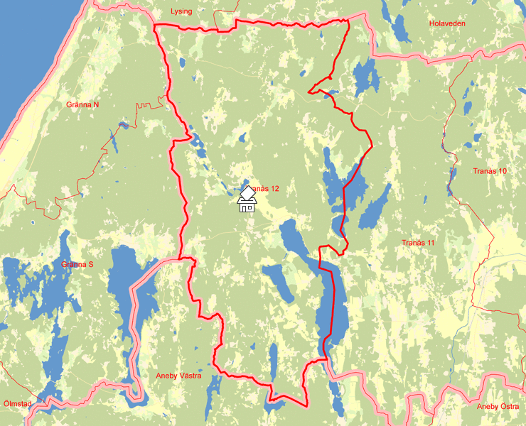 Karta över Tranås 12