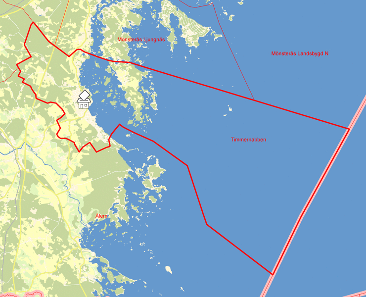 Karta över Timmernabben