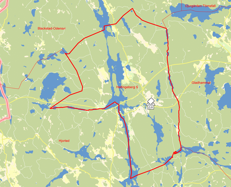 Karta över Hallingeberg S