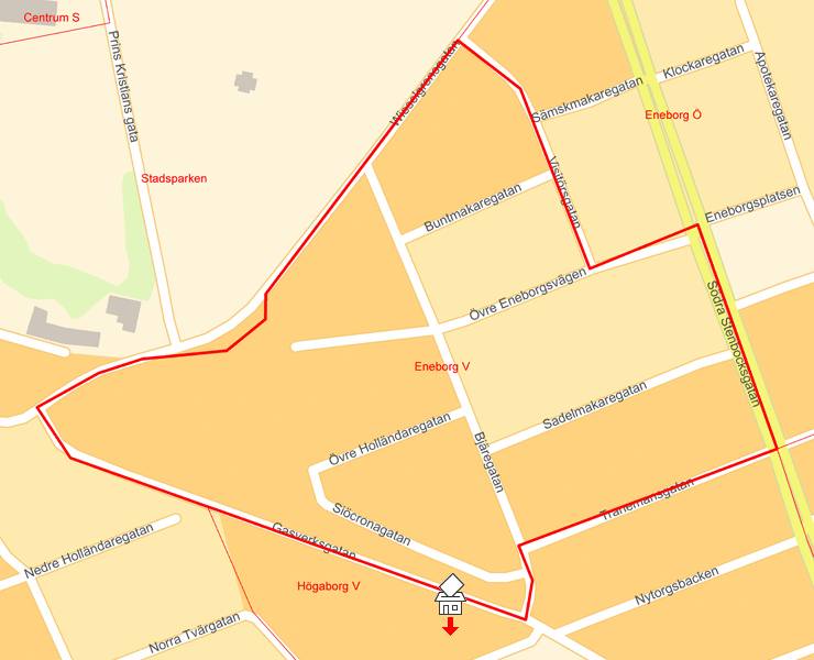 Karta över Eneborg V