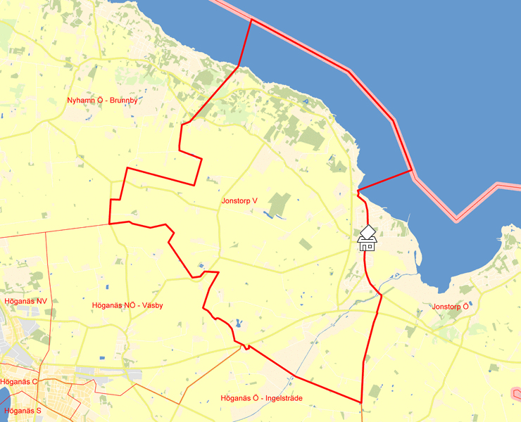 Karta över Jonstorp V