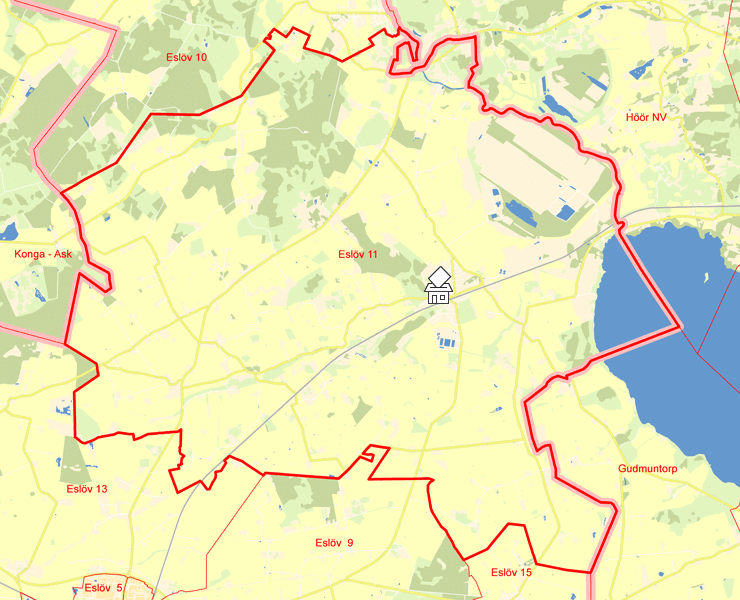 Karta över Eslöv 11