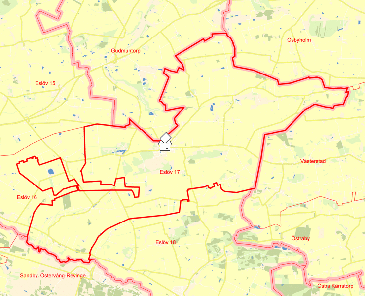 Karta över Eslöv 17