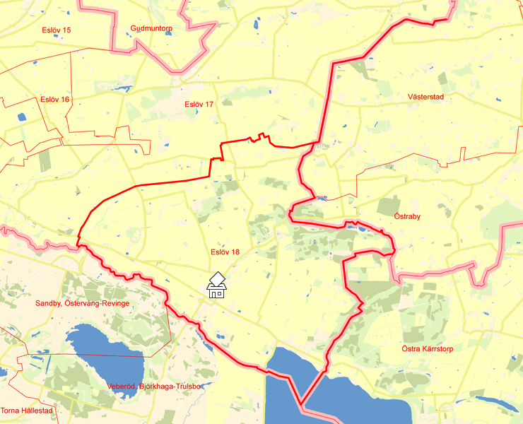 Karta över Eslöv 18