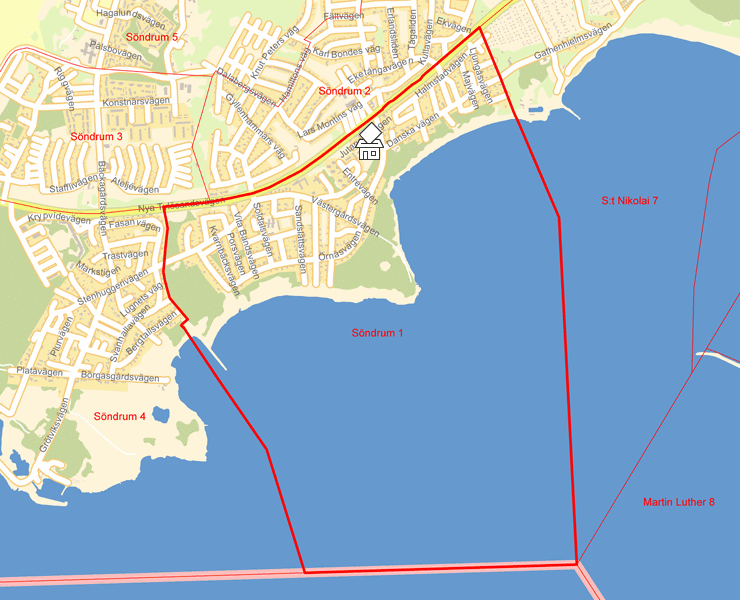 Karta över Söndrum 1