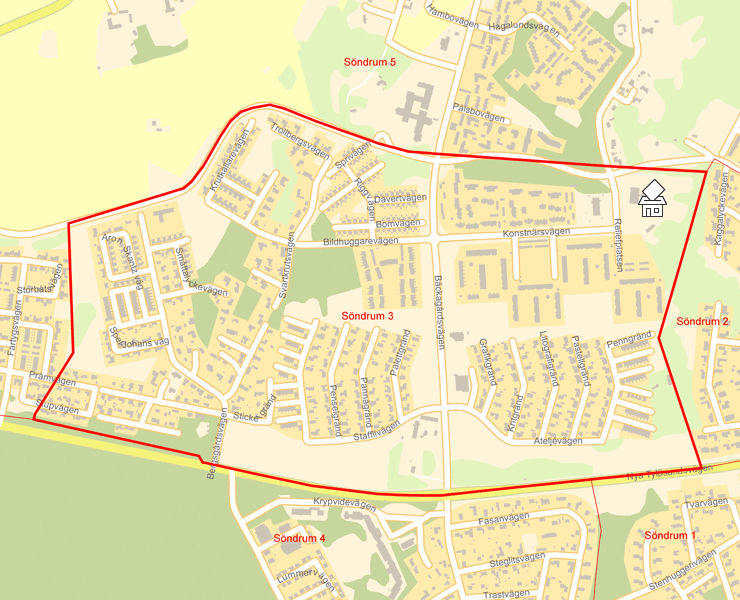 Karta över Söndrum 3
