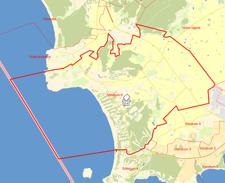 Karta över Söndrum 6