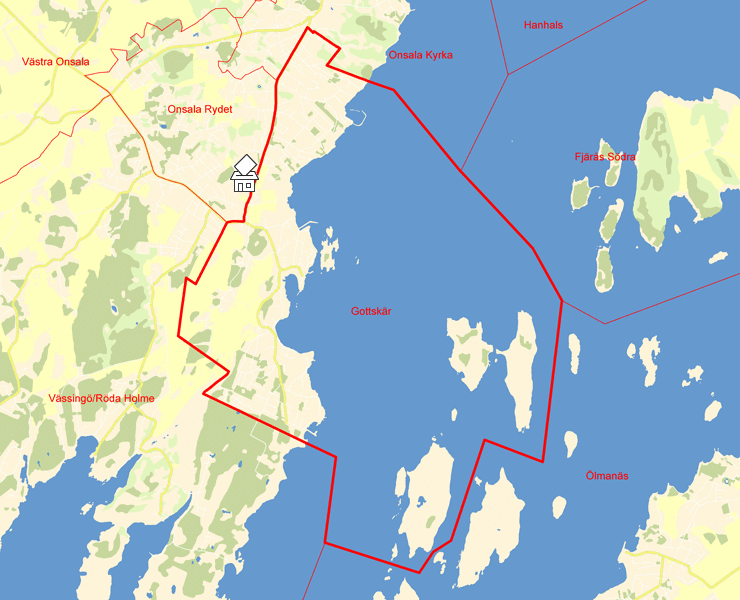 Karta över Gottskär