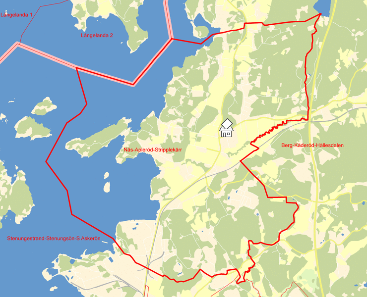 Karta över Näs-Apleröd-Stripplekärr