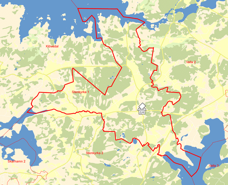 Karta över Stenkyrka 1