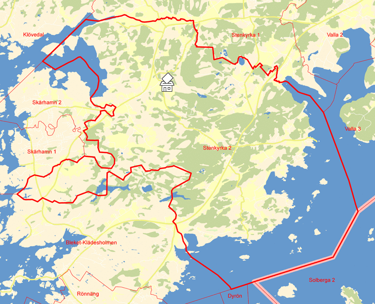 Karta över Stenkyrka 2