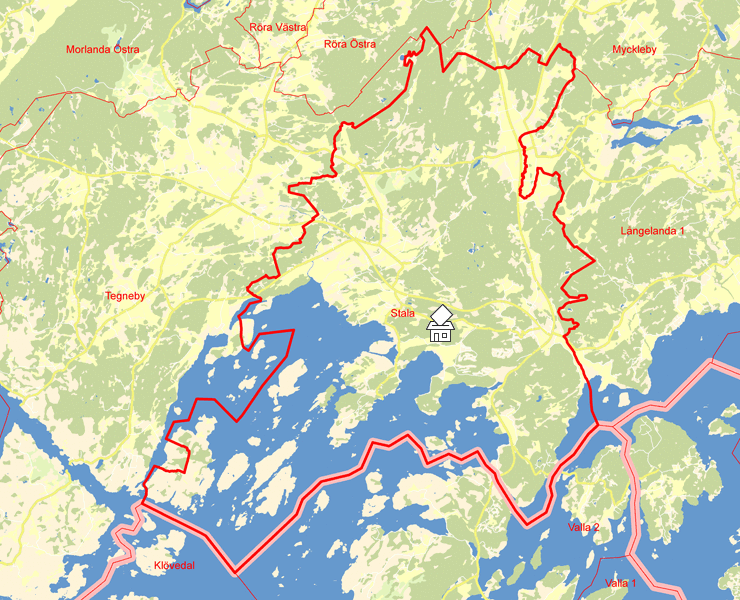 Karta över Stala