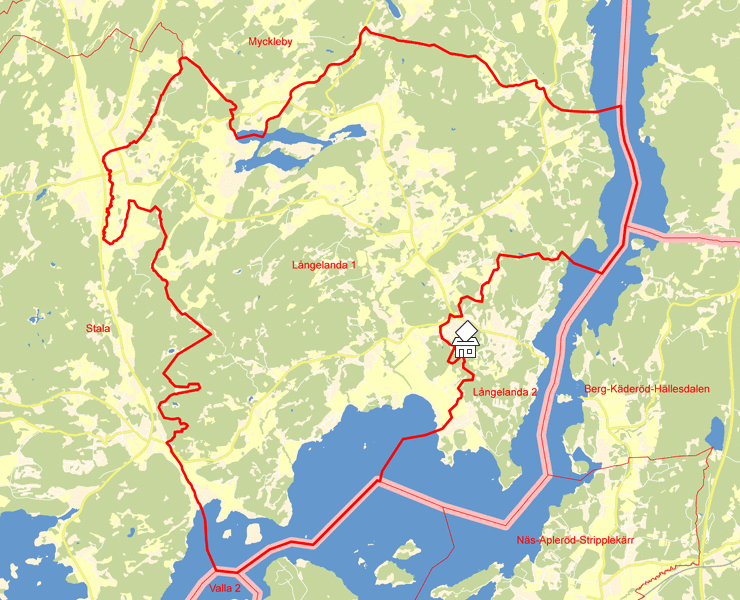 Karta över Långelanda 1
