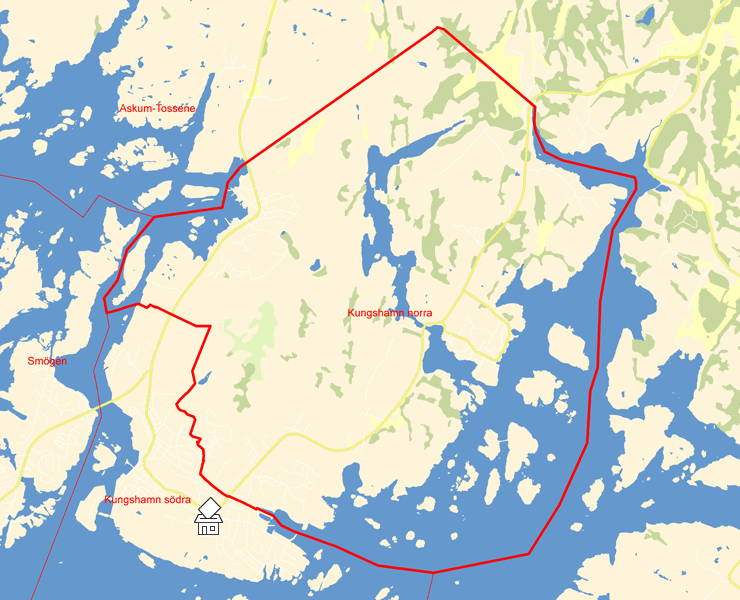 Karta över Kungshamn norra