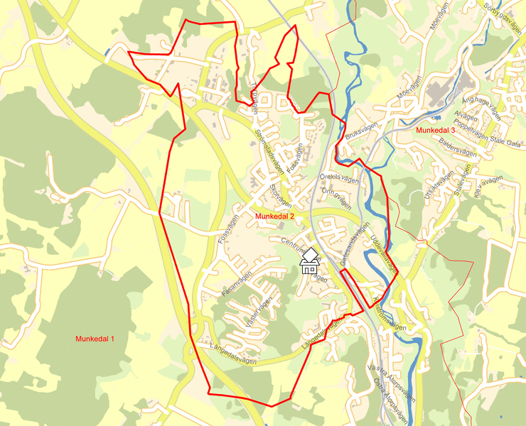 Karta över Munkedal 2