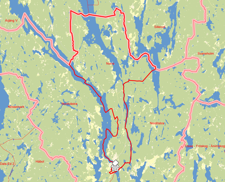Karta över Norra