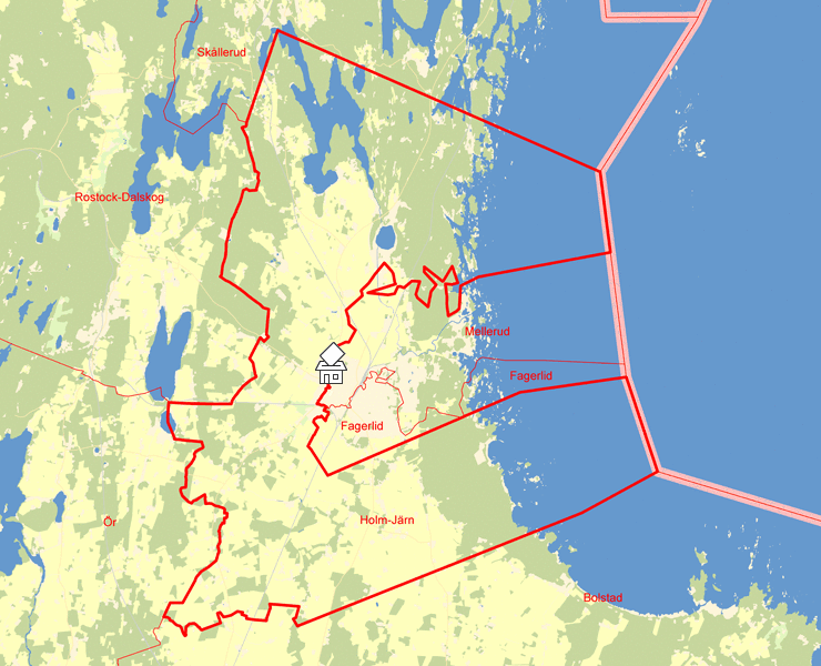 Karta över Holm-Järn