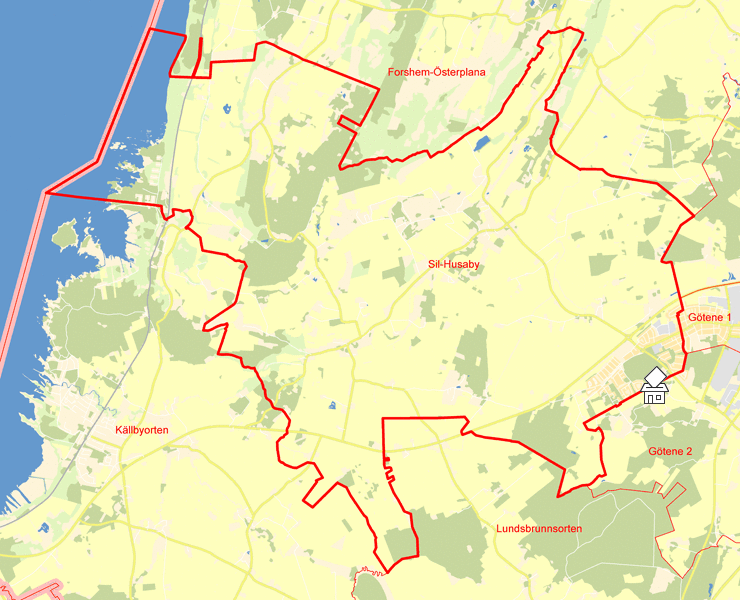 Karta över Sil-Husaby