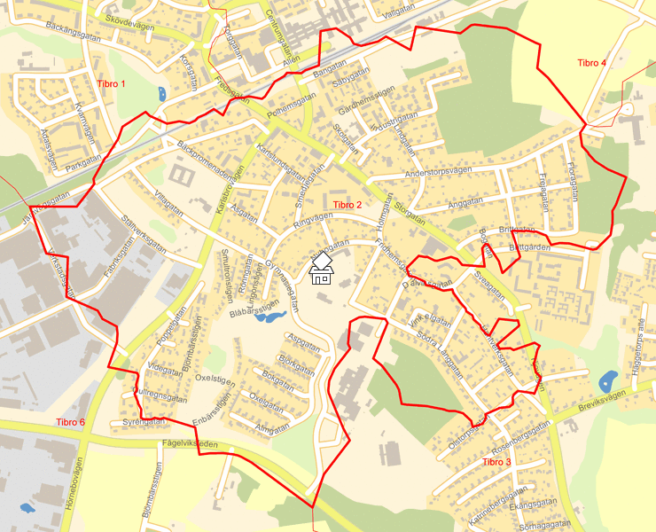 Karta över Tibro 2