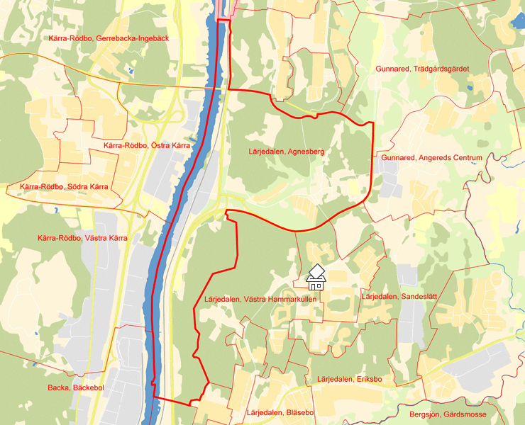 Karta över Lärjedalen, Agnesberg