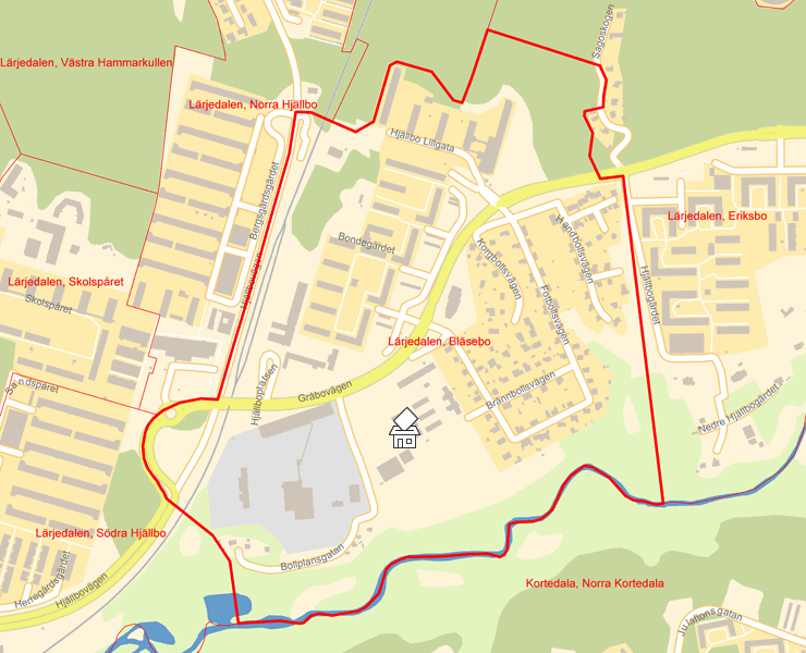 Karta över Lärjedalen, Bläsebo